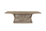 Dining Table - Toffe with Rope Base
