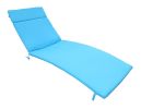 52005.00CUSH-BLU (2PCS) SALEM Outdoor Chaise Lounge Cushion (Without Chaise Lounge)