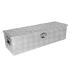 39 Inch Aluminum Truck Tool long Box, Gas Strut, Truck Bed Tool Box with Side Handle ,Lock and 2 Keys, Tool Storage Box for Truck,Trailer