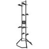 VEVOR 4 Bike Storage Rack, Free Standing Gravity Wall Vertical Bike Rack, Fully Adjustable Bike Rack Garage, Sturdy Steel & Easy Assemble, for Garage