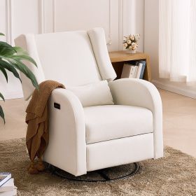 VEVOR Electronic Power Recliner and Swivel Glider, 250 lbs Weight Capacity Swivel Glider Recliner Chair with USB Port