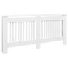 Radiator Cover White MDF 67.7"
