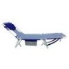 2 Pack, Blue & White Stripe, Folding Backpack Face-Down Beach Fabric Lounger.