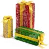 VINGLI Lighted Gift Boxes Set of 3