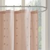 Brooklyn Cotton Jacquard Pom Pom Shower Curtain