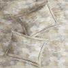 7 Piece Textured Cotton Blend Comforter Set