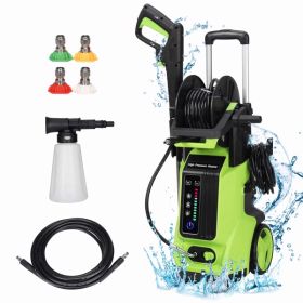 High Pressure Cleaning Machine Green (Color: Green)