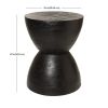 Hourglass-Shaped Side Table