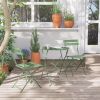 Round 2 Person - 23.6" Long Bistro Set (7 Colors Available)